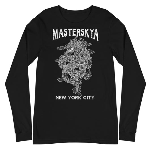Masterskya Chinatown Dragon LS - Black and White